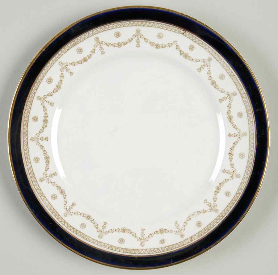 Bleu De Roi 2 Bread & Butter Plate by Alfred Meakin-1