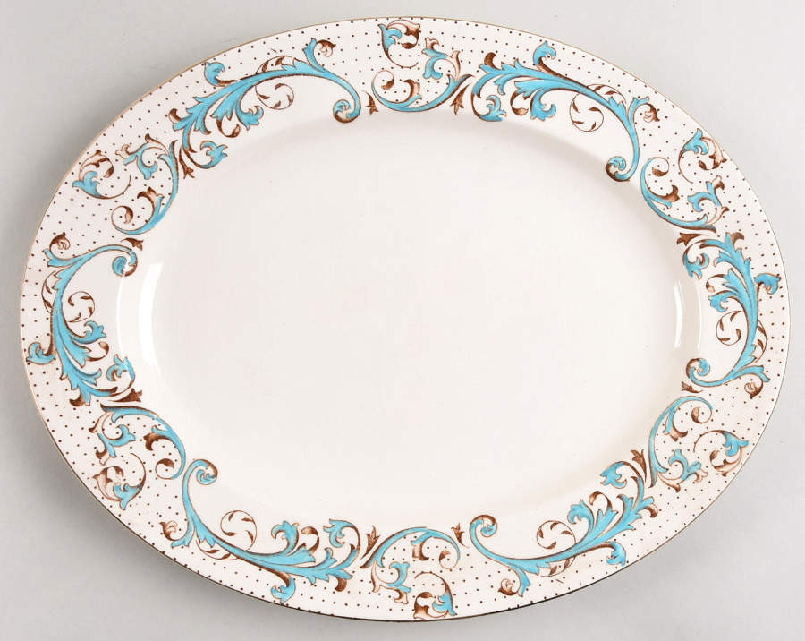 Brierley 12" Oval Serving Platter by Alfred Meakin-1