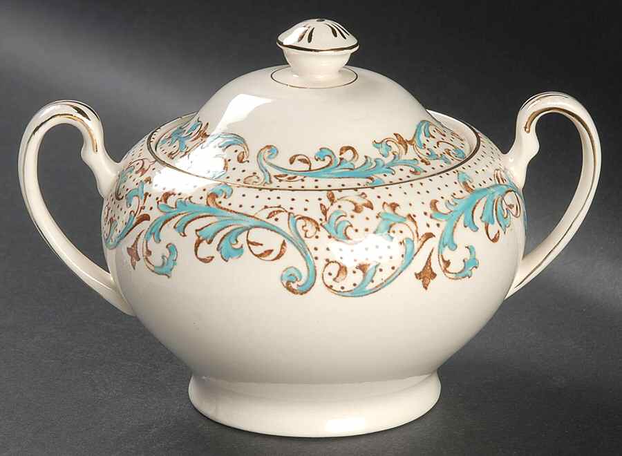 Brierley Sugar Bowl & Lid by Alfred Meakin-1