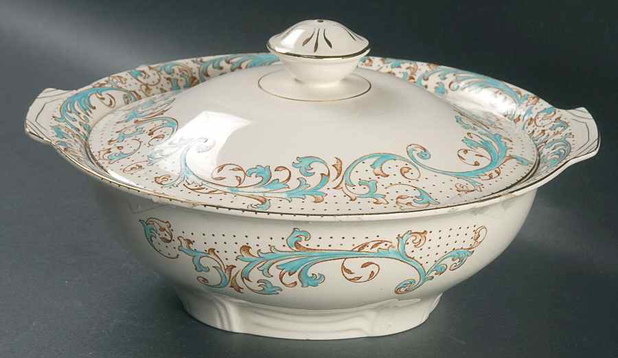 Brierley Round Covered Vegetable by Alfred Meakin-1