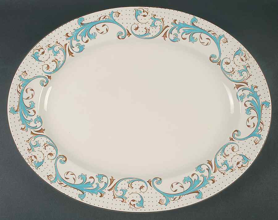 Brierley 16" Oval Serving Platter by Alfred Meakin-1