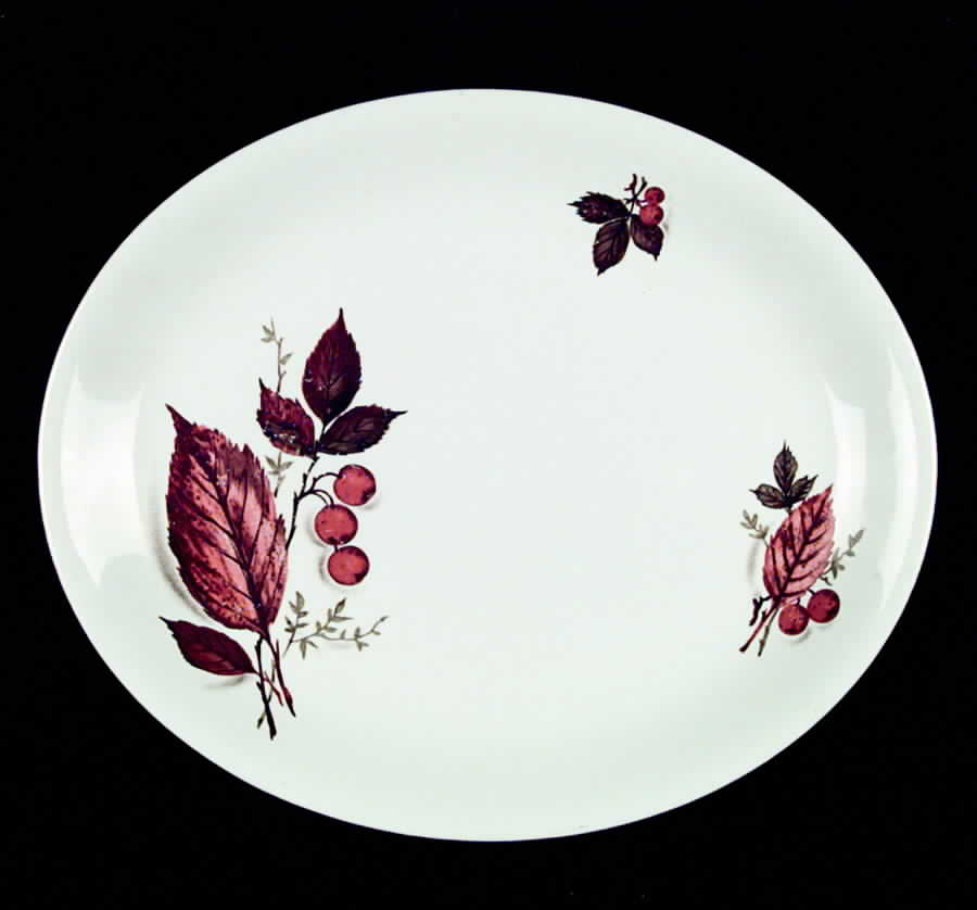 Burnham 11" Oval Serving Platter by Alfred Meakin-1
