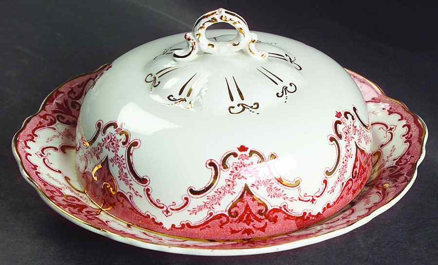 Cambridge Round Covered Butter by Alfred Meakin-1