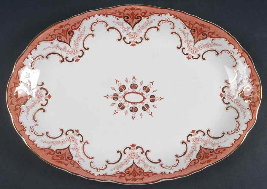 Cambridge 14" Oval Serving Platter by Alfred Meakin-1