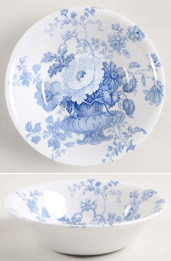 Charlotte Blue Fruit/Dessert (Sauce) Bowl by Alfred Meakin-1