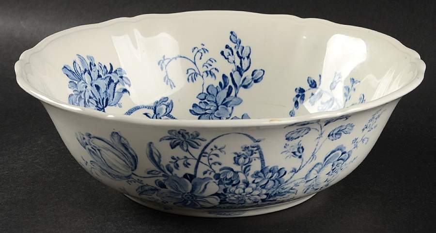 Charlotte Blue 9" Round Vegetable Bowl by Alfred Meakin-1