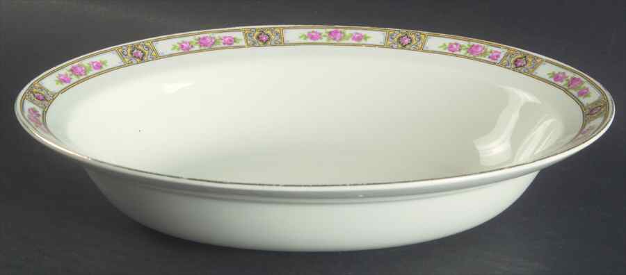 Clifton 9" Oval Vegetable Bowl by Alfred Meakin-1