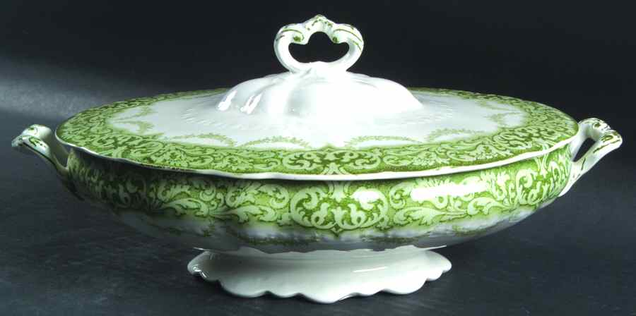 Denmark Oval Covered Vegetable by Alfred Meakin-1
