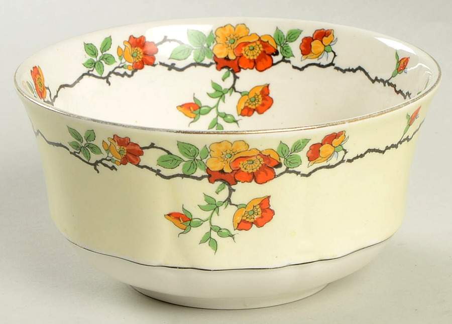 Dove Cranberry Bowl by Alfred Meakin-1