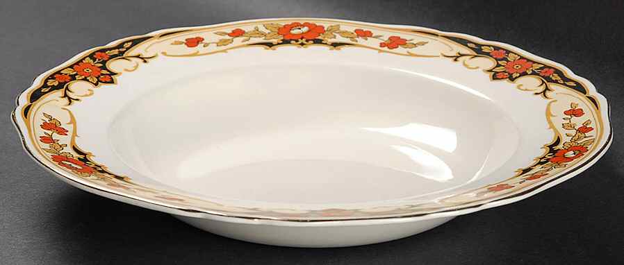 Dunkirk Large Rim Soup Bowl by Alfred Meakin-1
