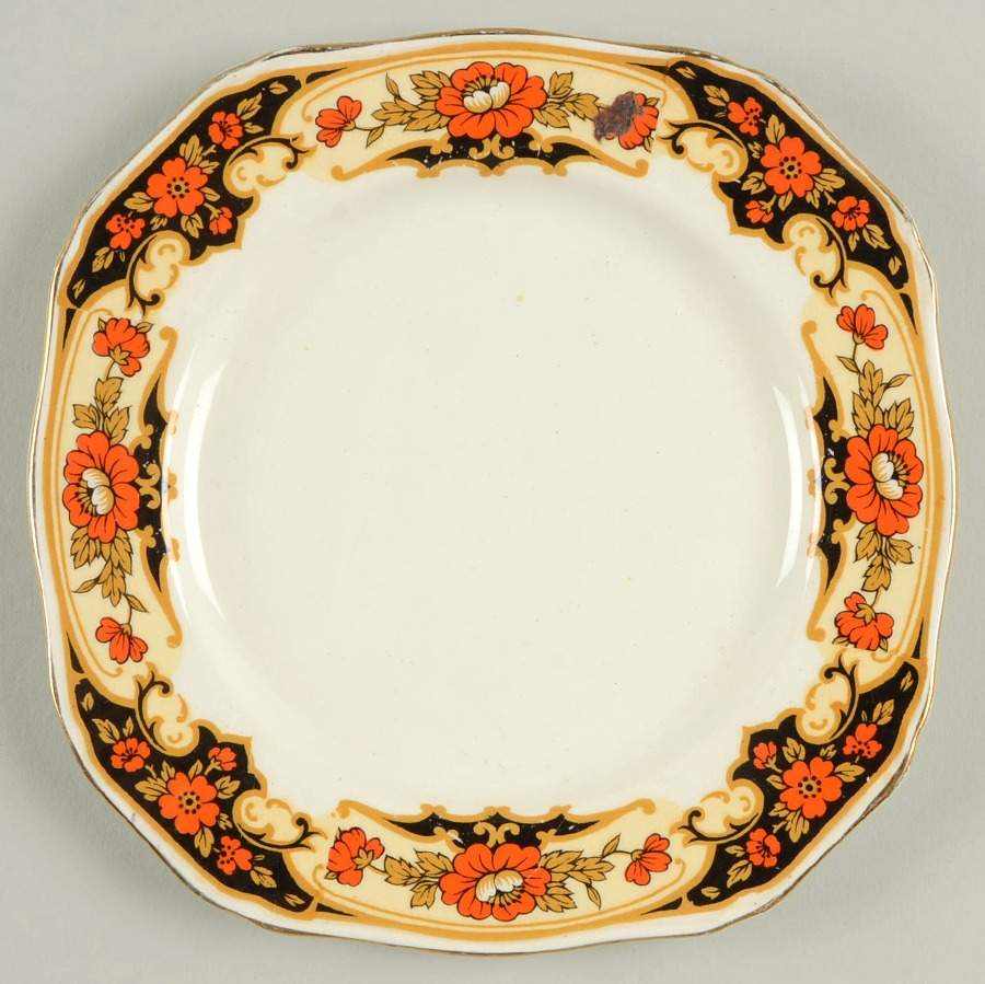 Dunkirk Square Bread & Butter Plate by Alfred Meakin-1