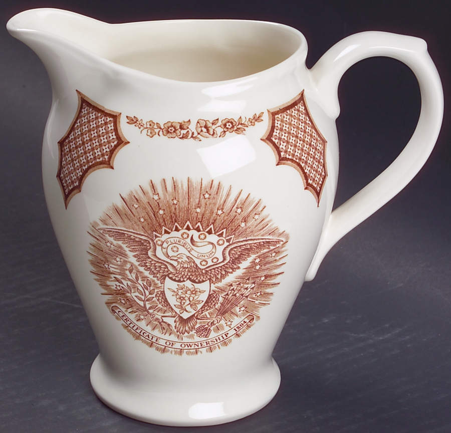Fair Winds Brown 48 Oz Pitcher by Alfred Meakin-1