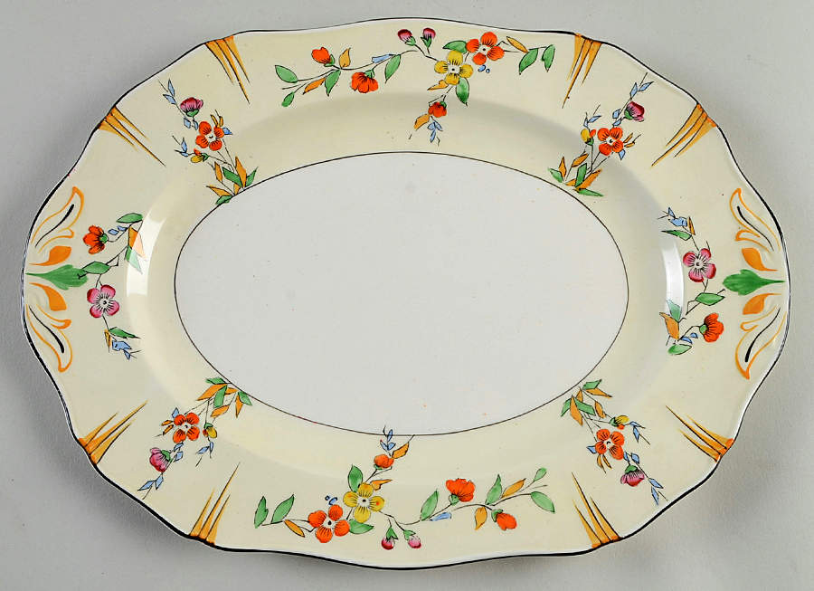 Federal 10" Oval Serving Platter by Alfred Meakin-1