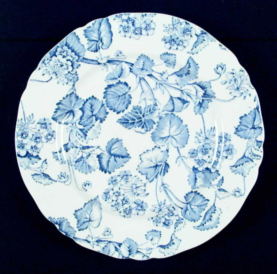 Florette Blue Salad Plate by Alfred Meakin-1