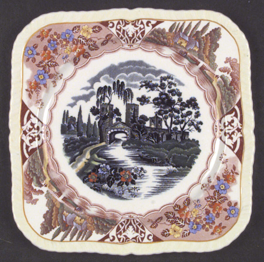 Gainsboro Square Salad Plate by Alfred Meakin-1