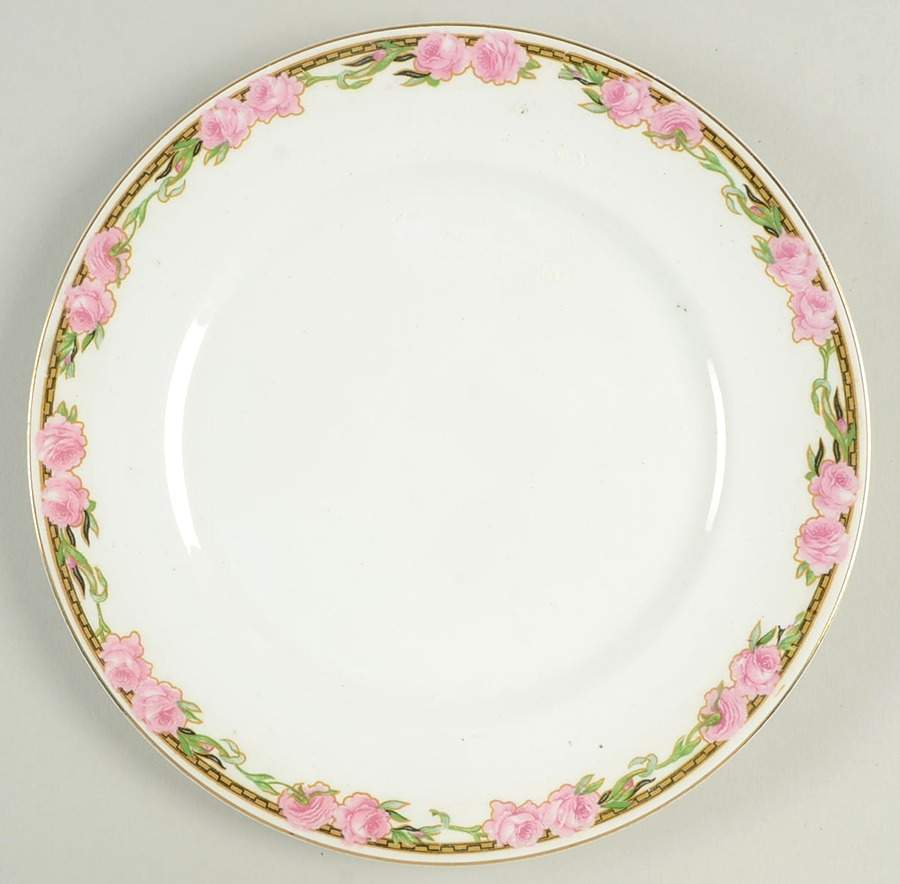 Glasgow (Small Roses) Salad Plate by Alfred Meakin-1
