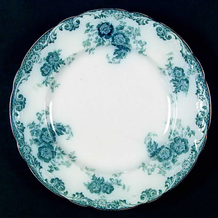 Glenmere Blue Green (Gold Trim) Dinner Plate by Alfred Meakin-1