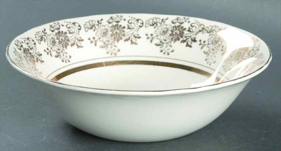 Golden Posy Coupe Cereal Bowl by Alfred Meakin-1