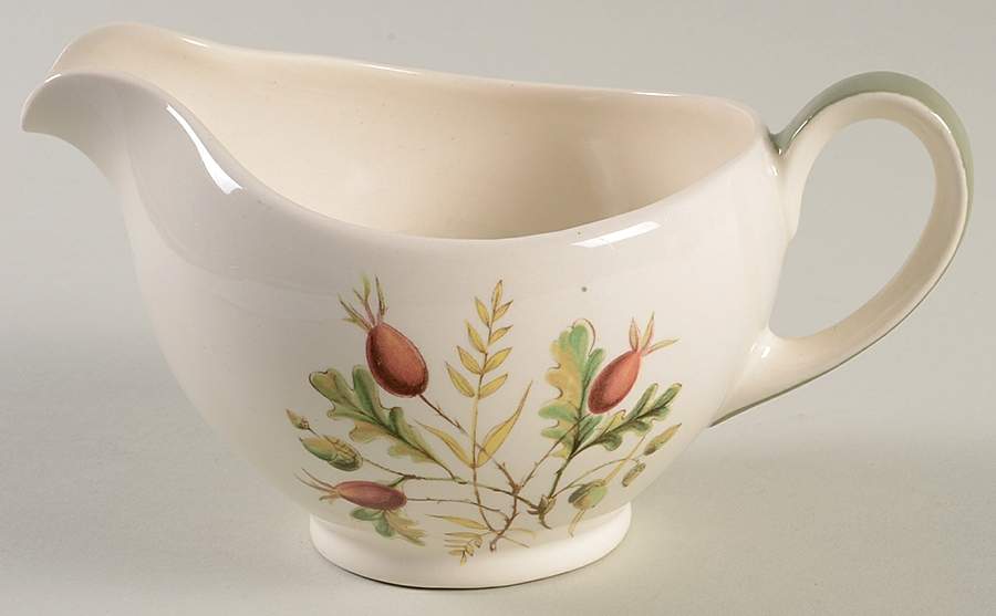 Greenwood (Cream Background) Creamer by Alfred Meakin-1
