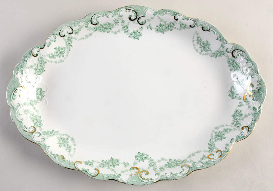 Greenville 16" Oval Serving Platter by Alfred Meakin-1