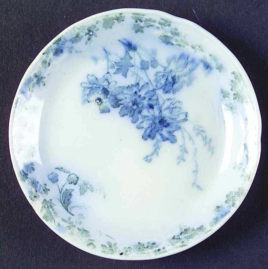 Hanwell Blue Butter Pat by Alfred Meakin-1