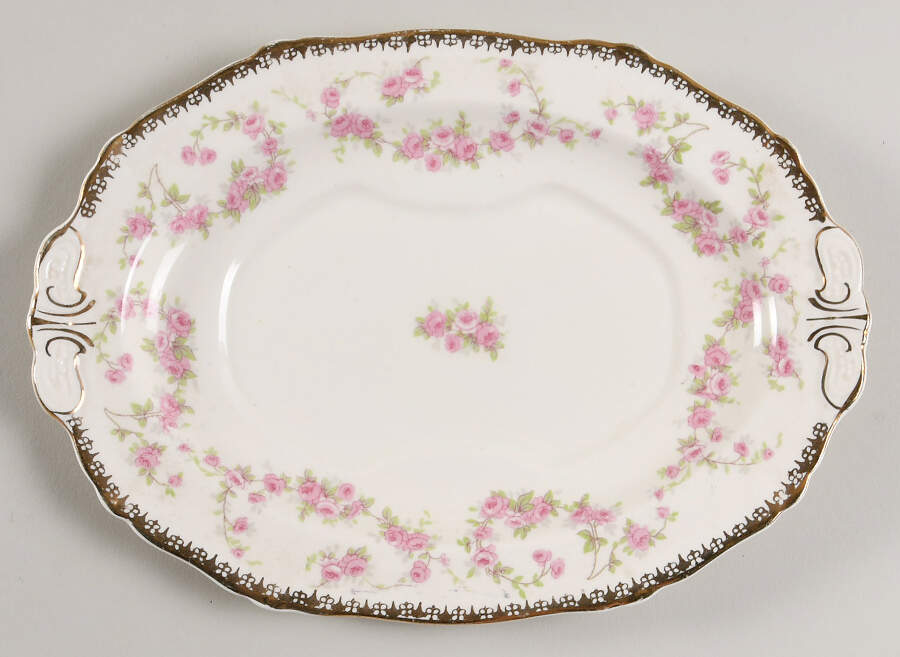 Harmony Rose Underplate for Gravy Boat by Alfred Meakin-1