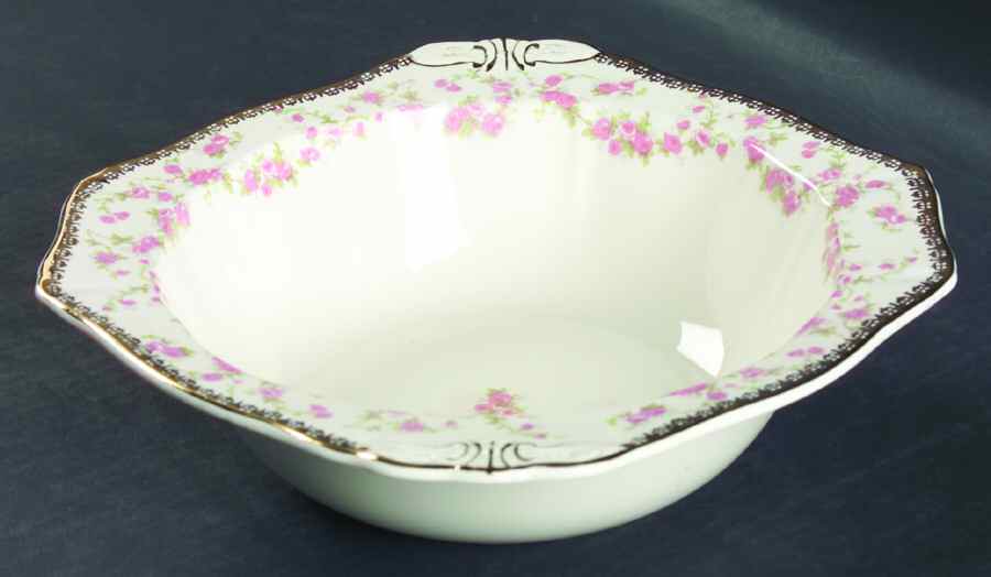 Harmony Rose 8" Round Vegetable Bowl by Alfred Meakin-1