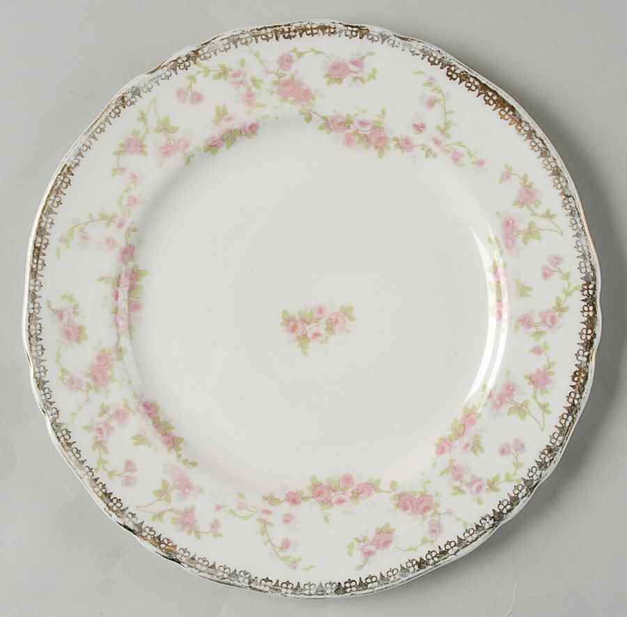 Harmony Rose Dessert/Pie Plate by Alfred Meakin-1