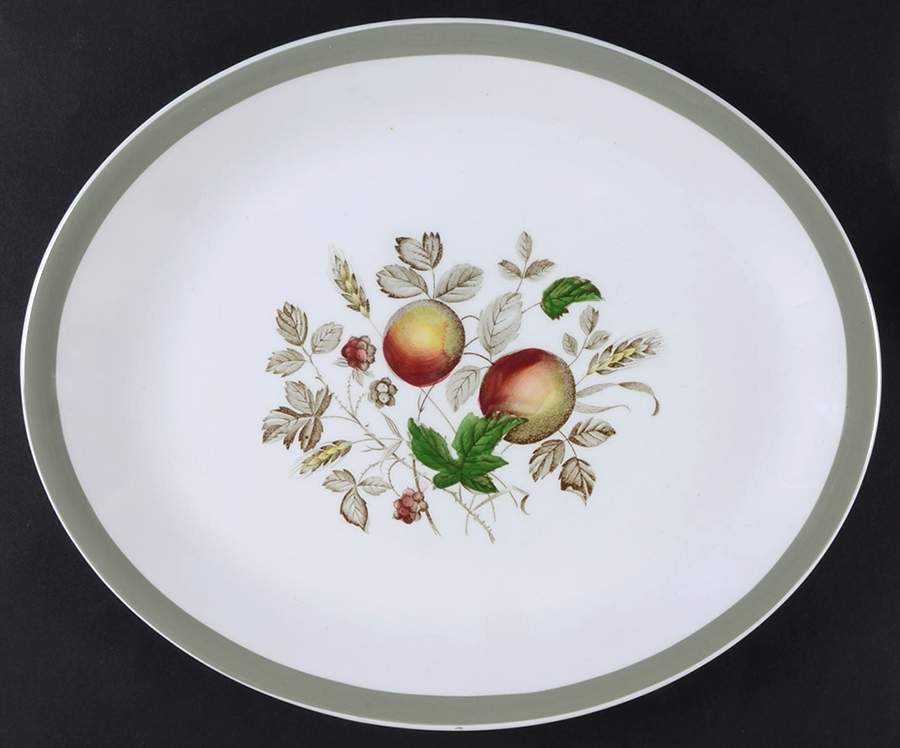 Hereford 11" Oval Serving Platter by Alfred Meakin-1