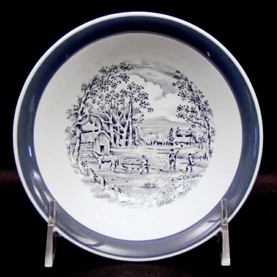 Home In The Country Fruit/Dessert (Sauce) Bowl by Alfred Meakin-1