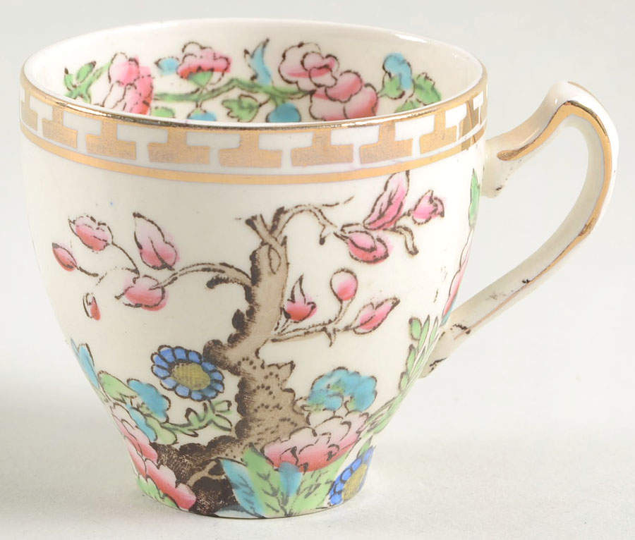 India Tree Flat Demitasse Cup by Alfred Meakin-1