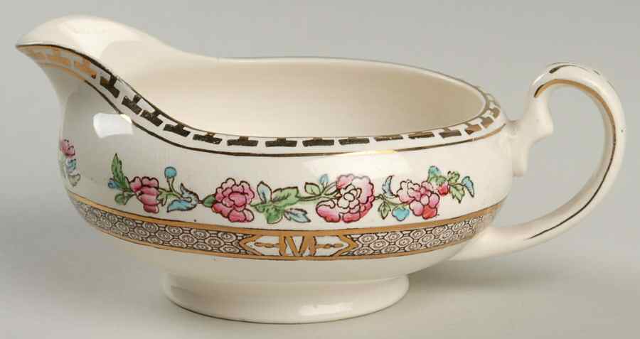 India Tree Gravy Boat by Alfred Meakin-1