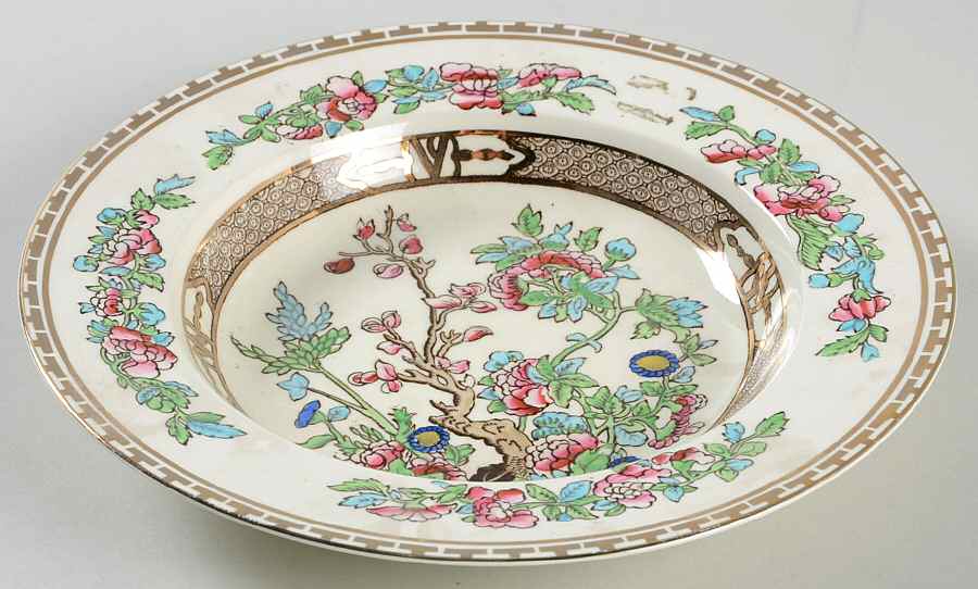 India Tree Rim Soup Bowl by Alfred Meakin-1