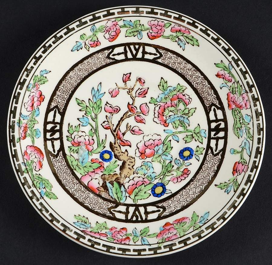 India Tree Saucer for Flat Cream Soup Bowl by Alfred Meakin-1