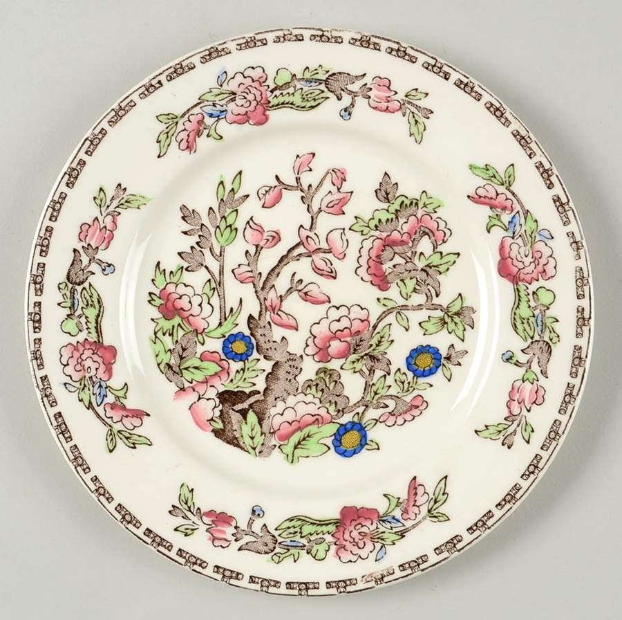 Indian Tree (No Inner Band) Bread & Butter Plate by Alfred Meakin-1
