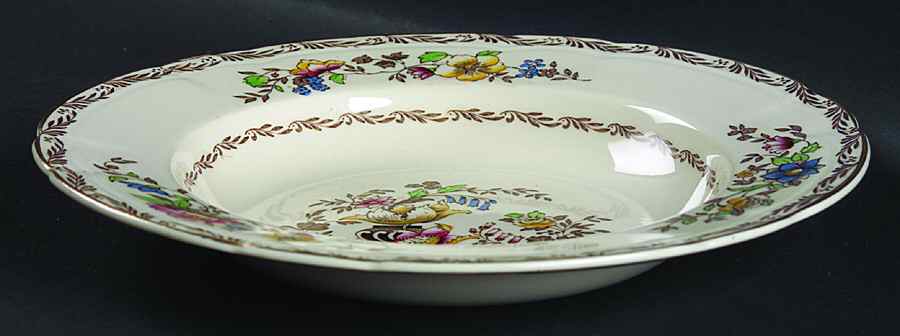 Jerome Rim Soup Bowl by Alfred Meakin-1