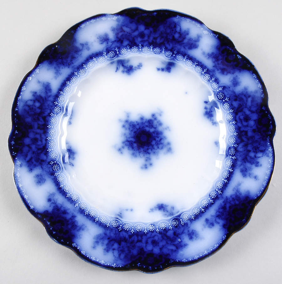 Kelvin (Flow Blue) Dinner Plate by Alfred Meakin-1