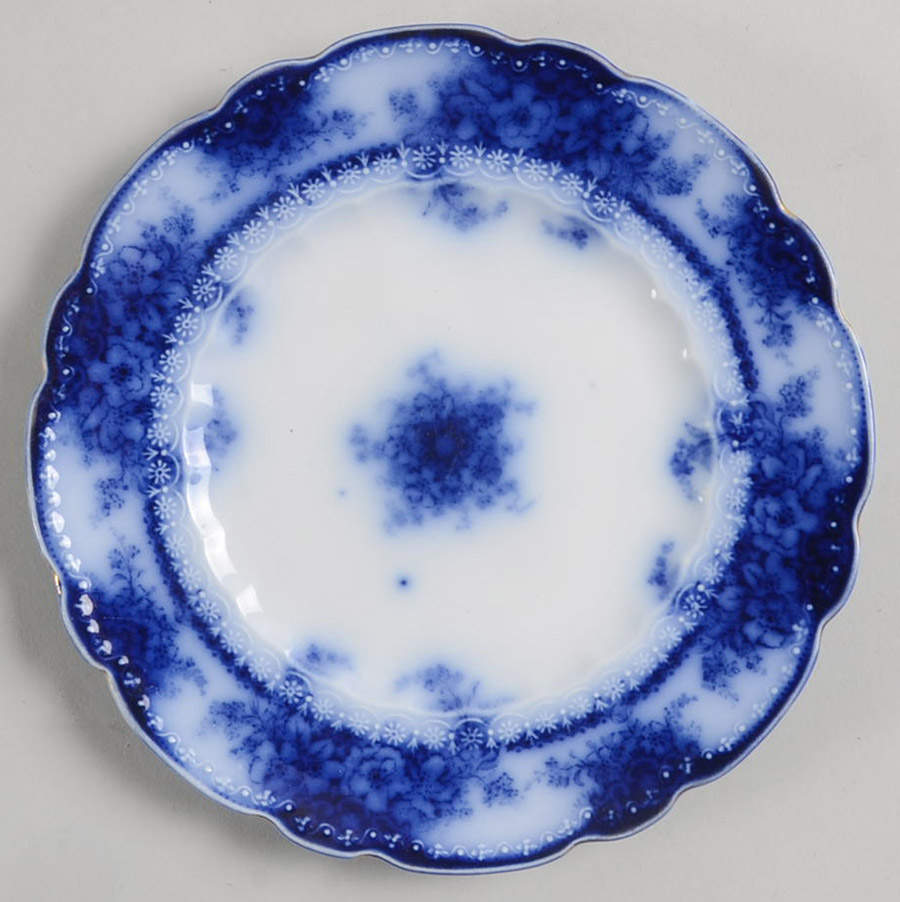 Kelvin (Flow Blue) Bread & Butter Plate by Alfred Meakin-1