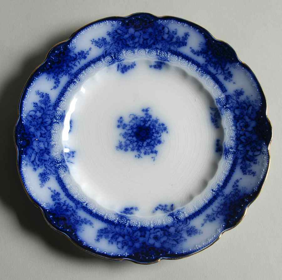 Kelvin (Flow Blue) Salad Plate by Alfred Meakin-1