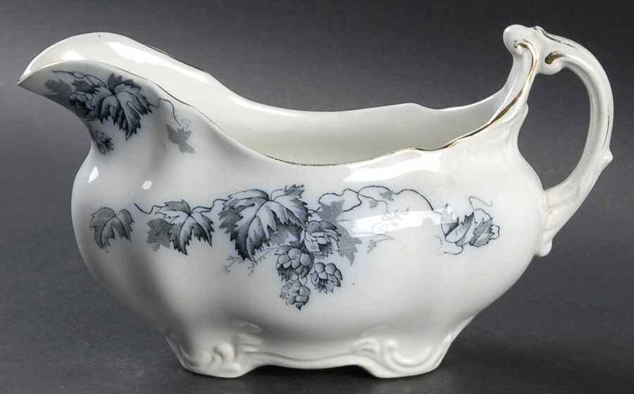 Kent Blue Gravy Boat by Alfred Meakin-1