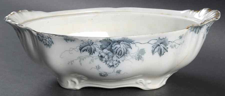 Kent Blue Oval Vegetable No Lid by Alfred Meakin-1