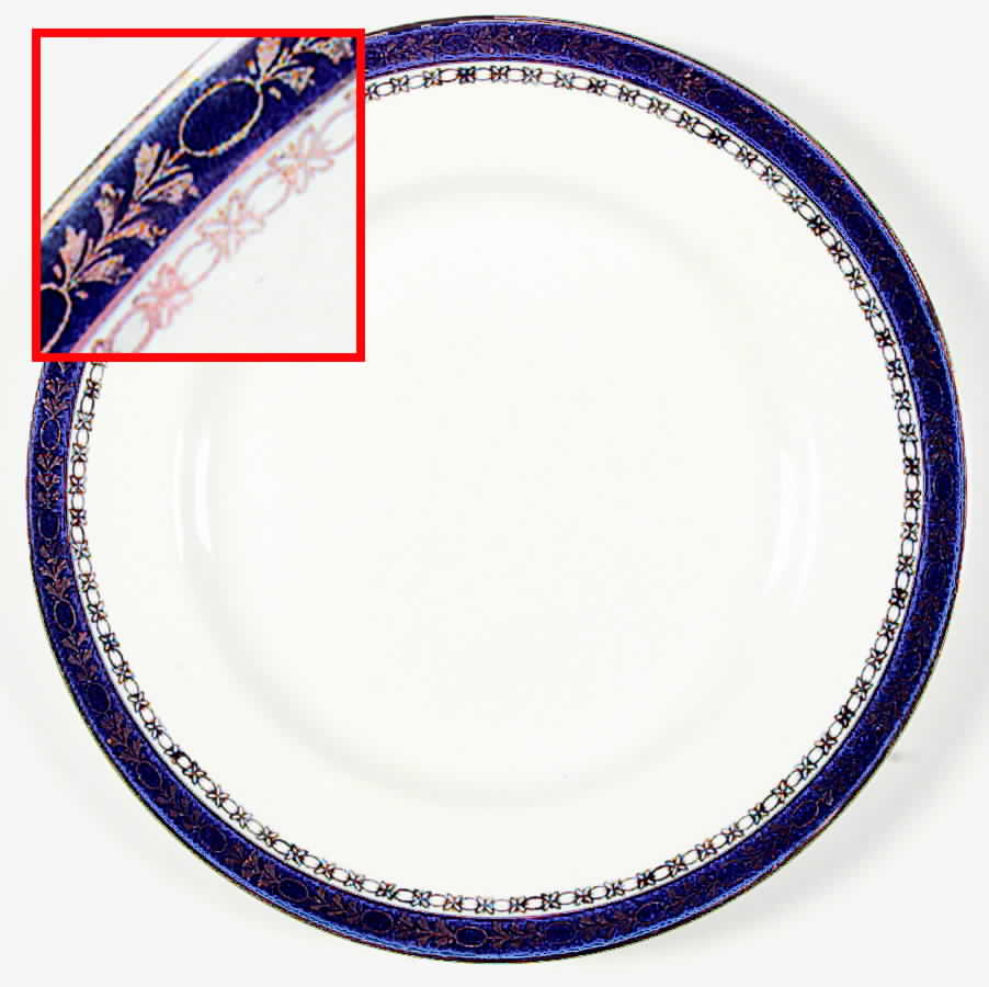 Kingsdale Cobalt Blue Salad Plate by Alfred Meakin-1