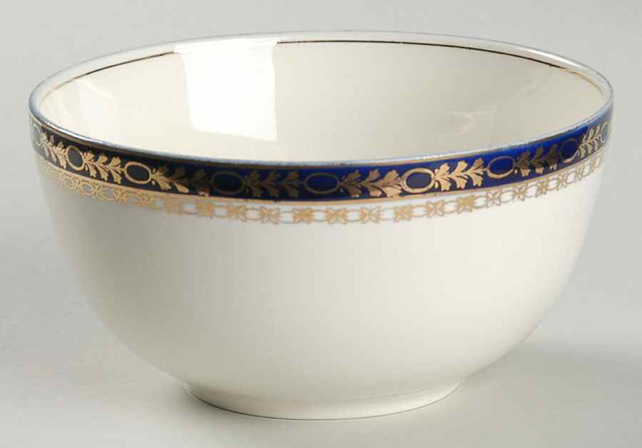 Kingsdale Cobalt Blue Cranberry Bowl by Alfred Meakin-1