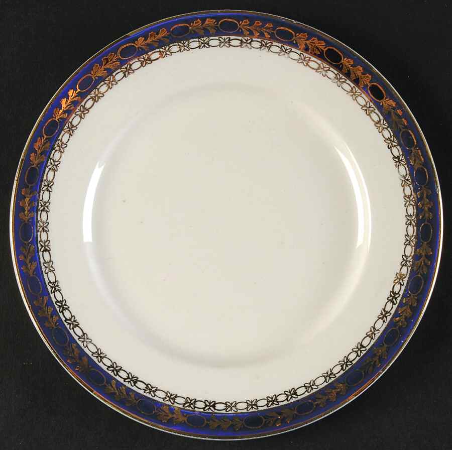 Kingsdale Cobalt Blue Bread & Butter Plate by Alfred Meakin-1