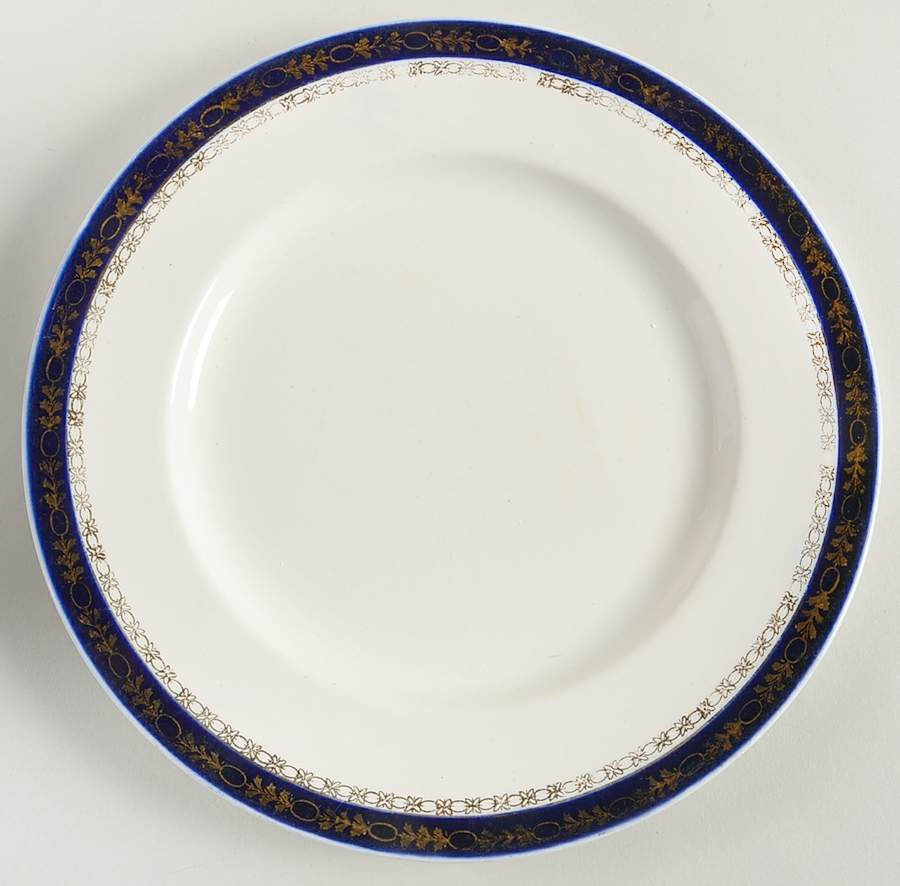 Kingsdale Cobalt Blue Luncheon Plate by Alfred Meakin-1