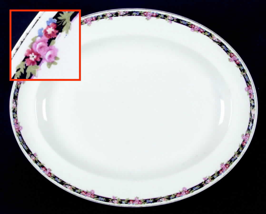 The Lerwick 14" Oval Serving Platter by Alfred Meakin-1