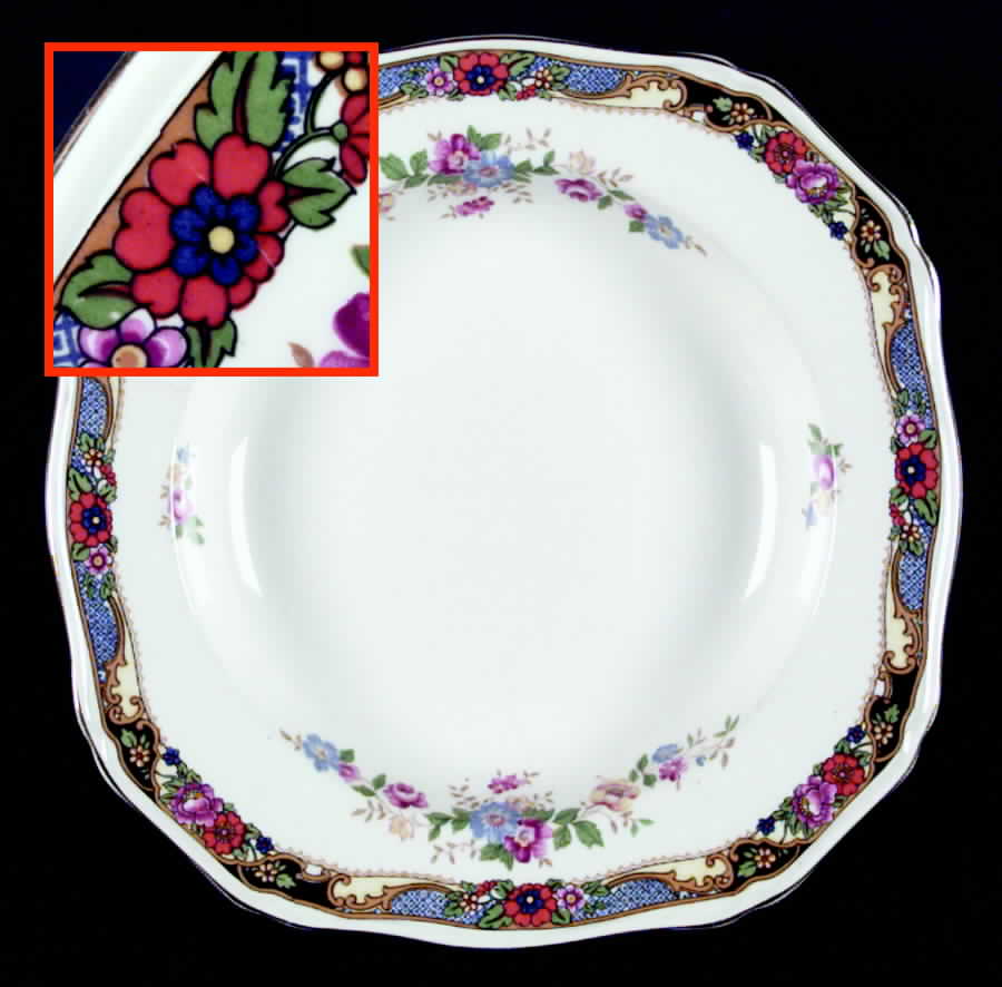 Loretto Rim Soup Bowl by Alfred Meakin-1
