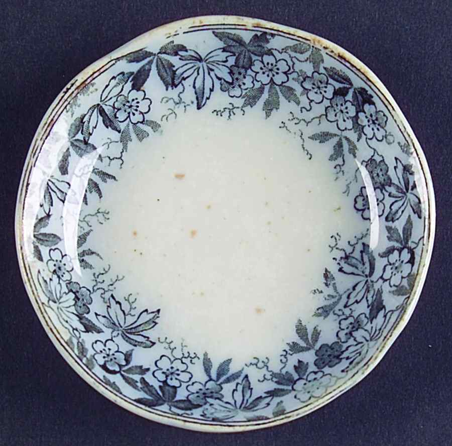Lynn Blue Butter Pat by Alfred Meakin-1