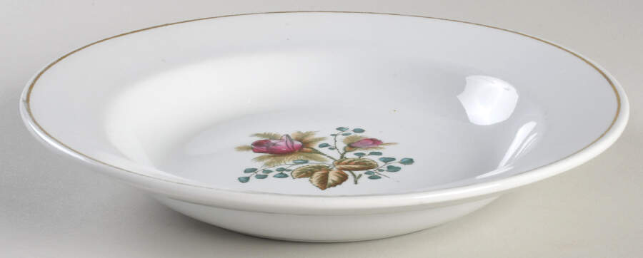 MEA1 Large Rim Soup Bowl by Alfred Meakin-1