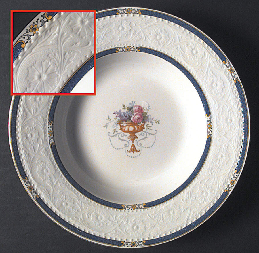 MEA16 Rim Soup Bowl by Alfred Meakin-1